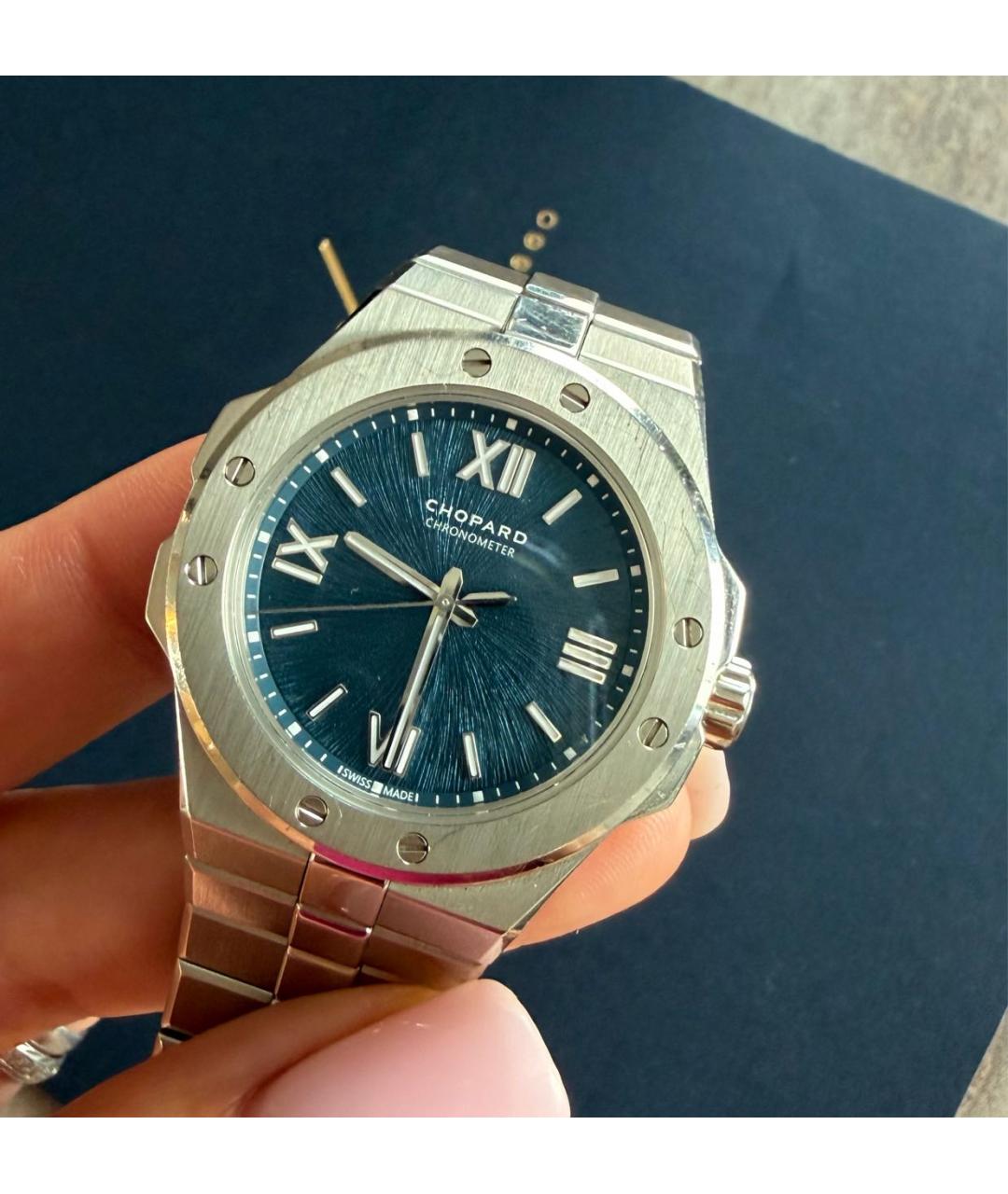 CHOPARD Серебряные металлические часы, фото 6