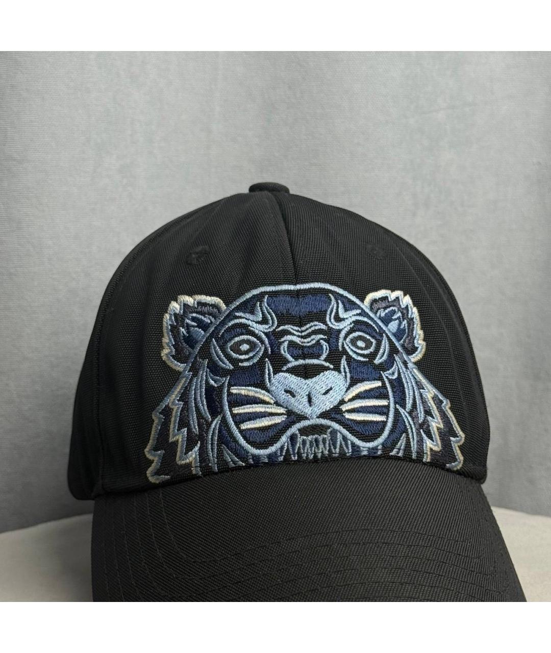 KENZO Черная хлопковая кепка/бейсболка, фото 2