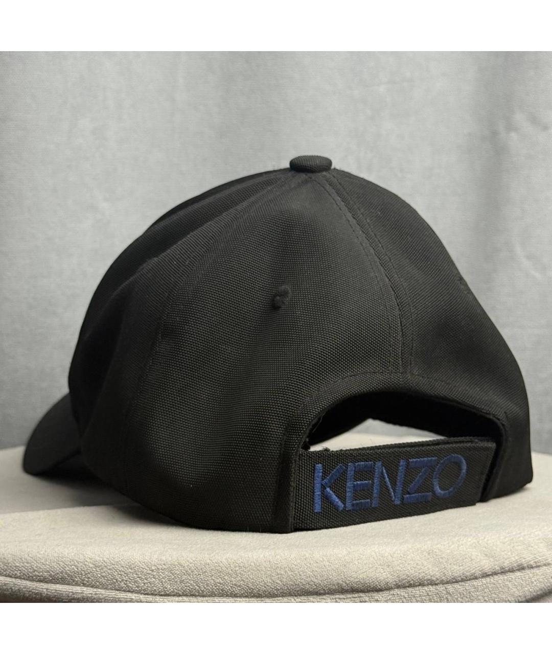 KENZO Черная хлопковая кепка/бейсболка, фото 3
