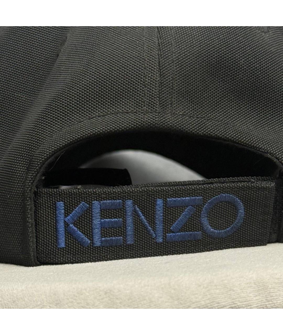 KENZO Черная хлопковая кепка/бейсболка, фото 4