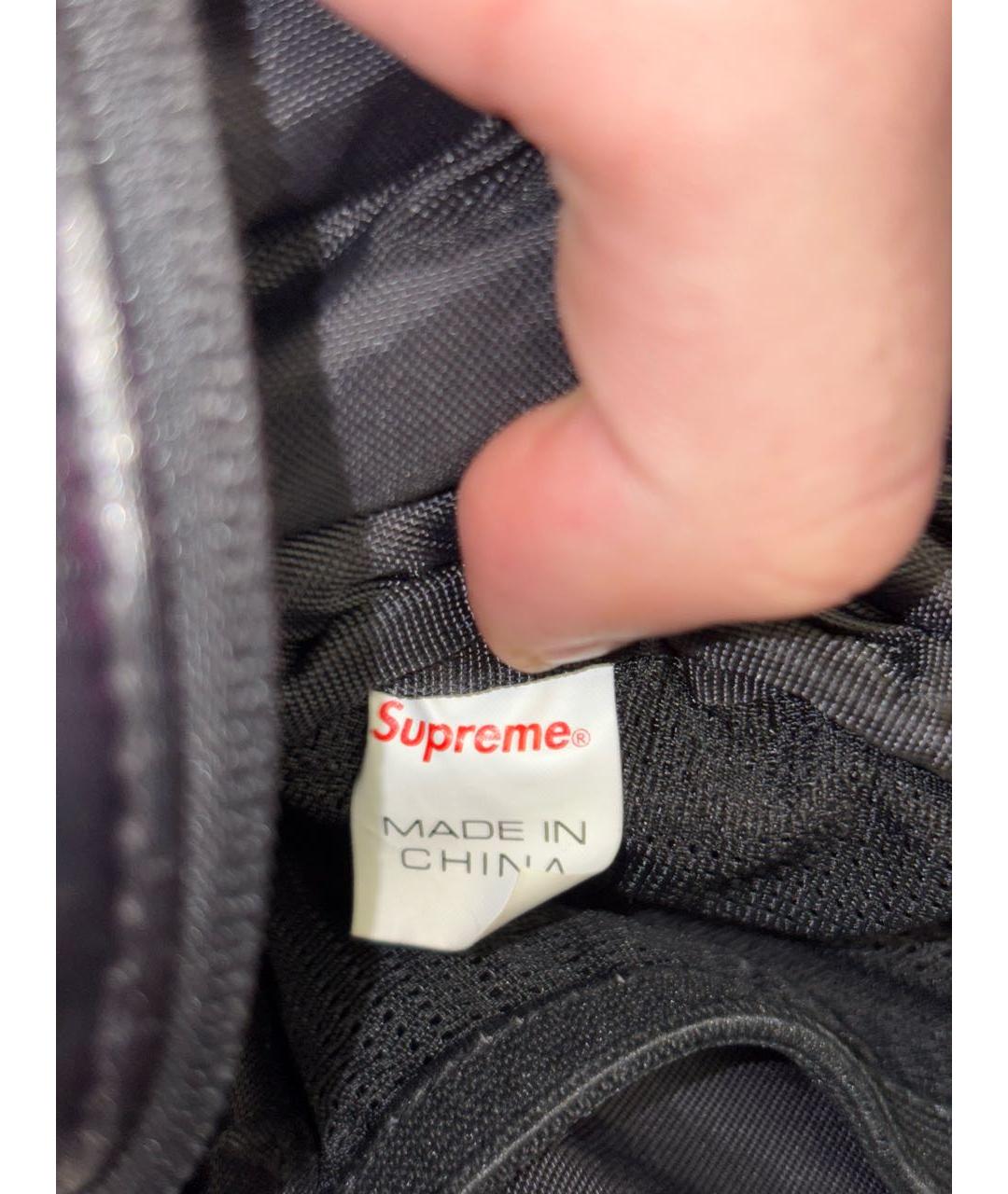 SUPREME Черная сумка на плечо, фото 6