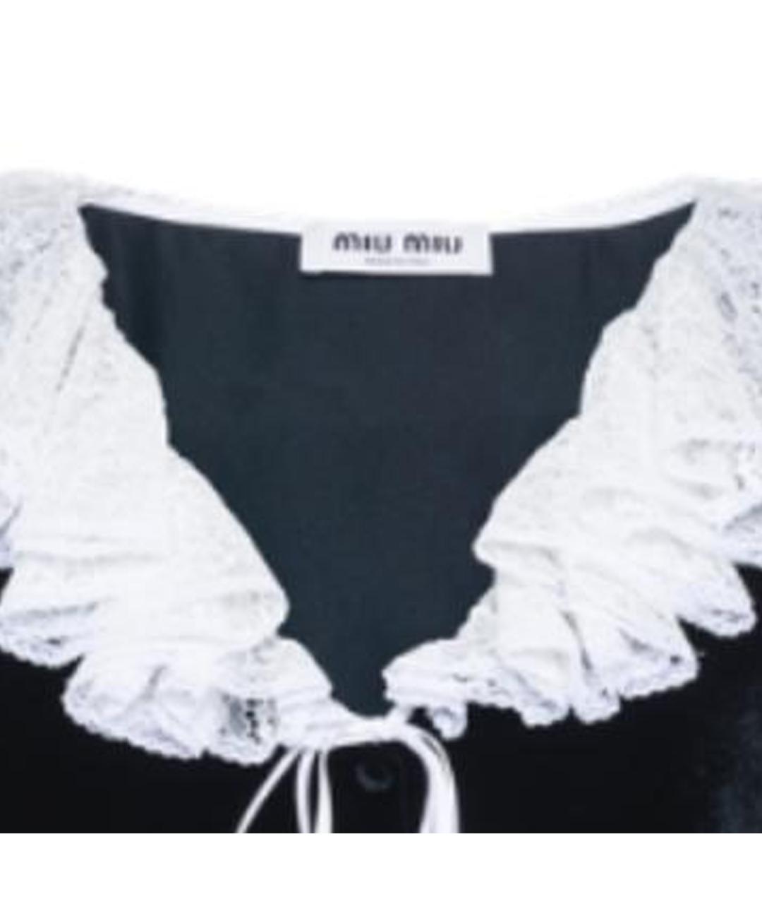MIU MIU Черная блузы, фото 5