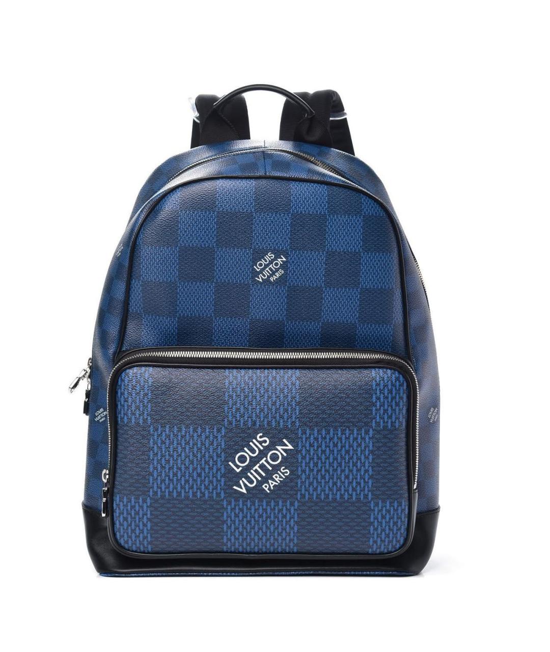 LOUIS VUITTON Синий кожаный рюкзак, фото 1