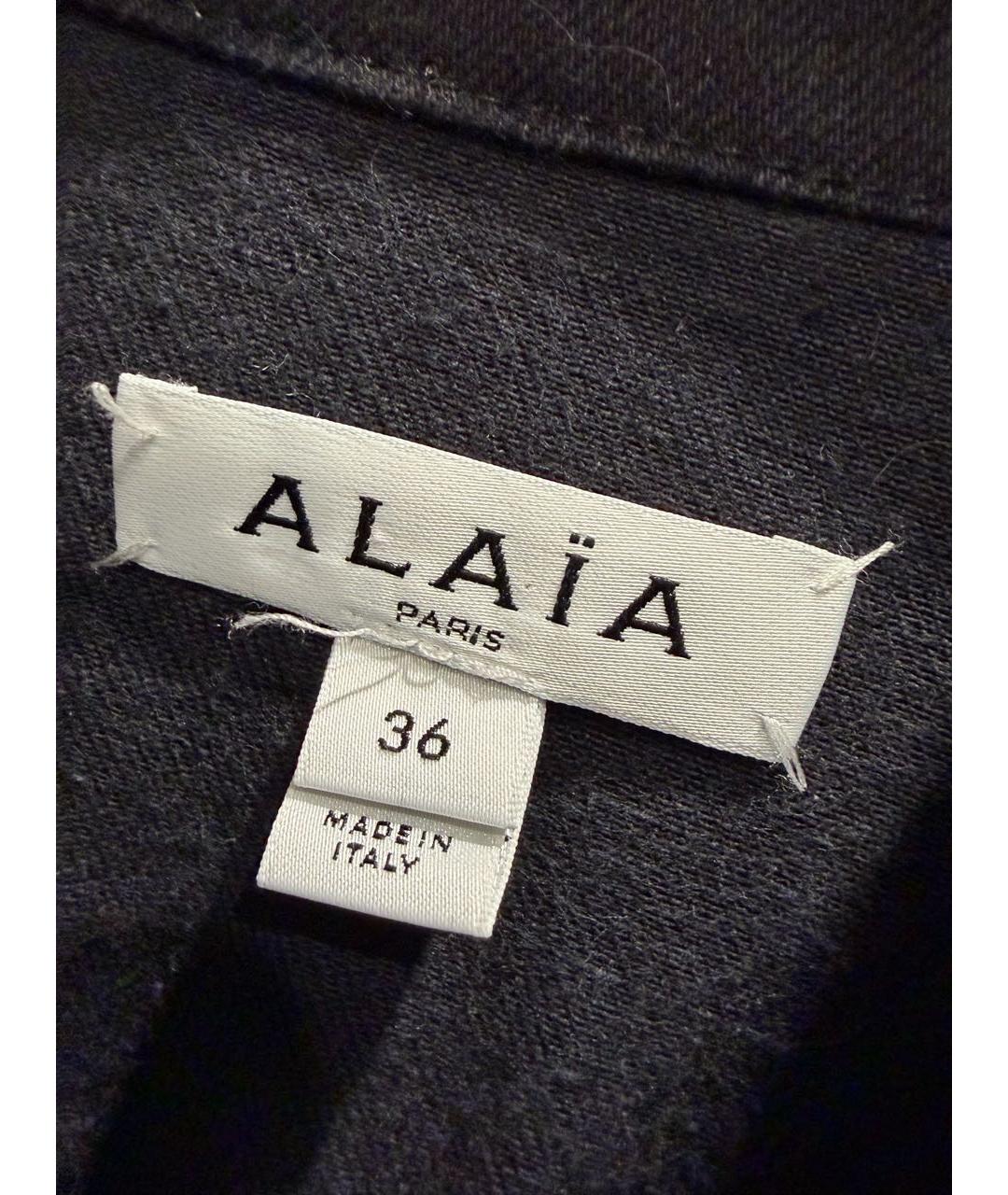 ALAIA Черный деним комбинезон, фото 7
