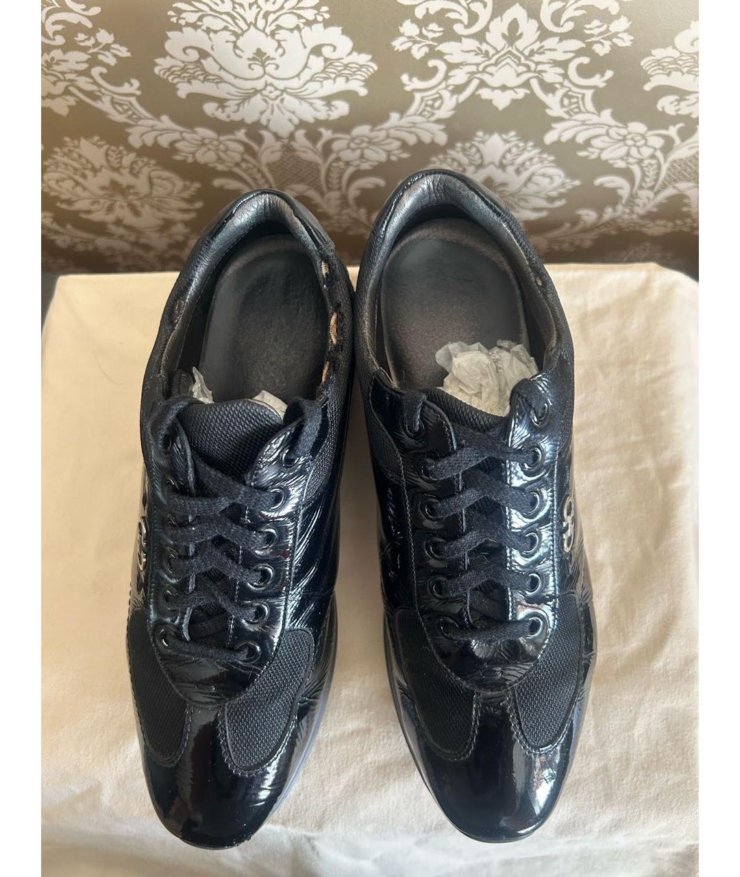 FERRAGAMO Черные ботинки из лакированной кожи, фото 3