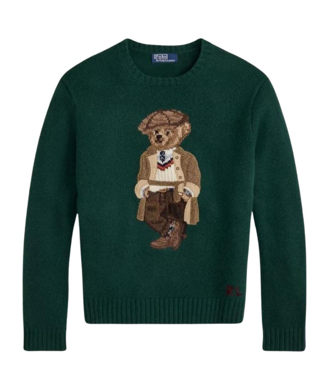 POLO RALPH LAUREN Черный хлопковый джемпер / свитер, фото 1
