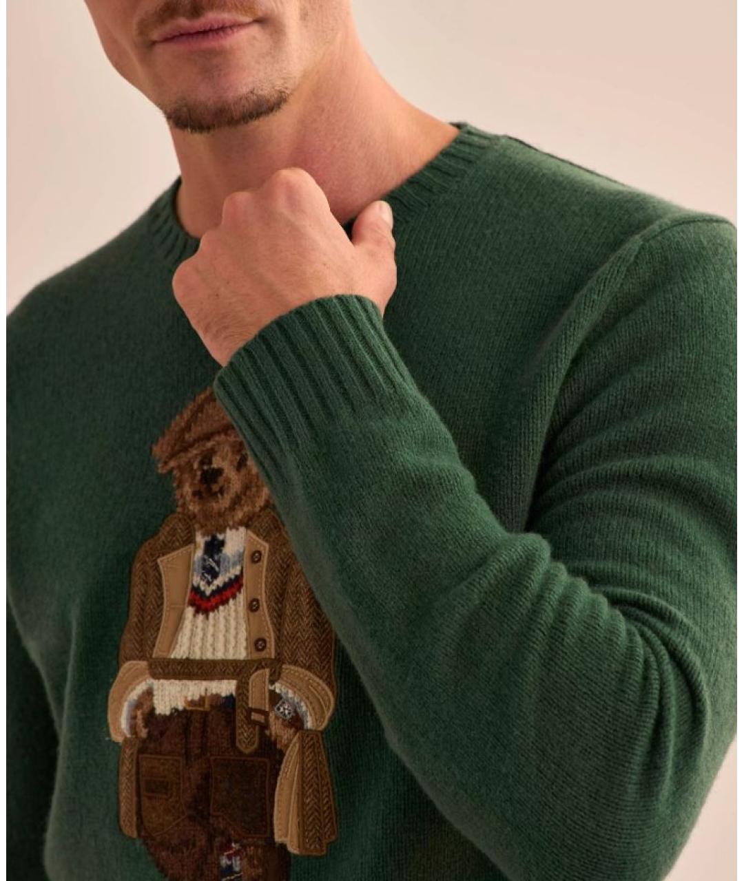 POLO RALPH LAUREN Черный хлопковый джемпер / свитер, фото 7