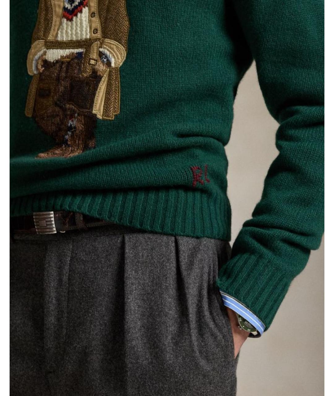 POLO RALPH LAUREN Черный хлопковый джемпер / свитер, фото 6