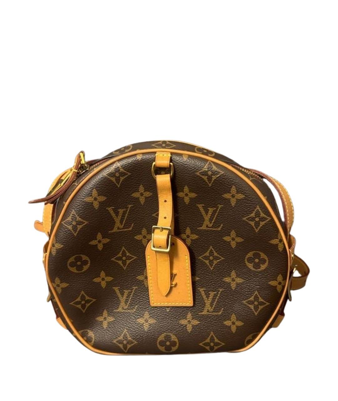 LOUIS VUITTON Коричневая кожаная сумка через плечо, фото 1