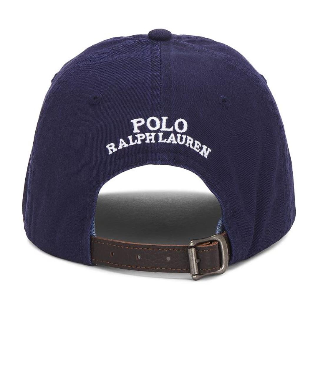 POLO RALPH LAUREN Синяя хлопковая кепка/бейсболка, фото 6