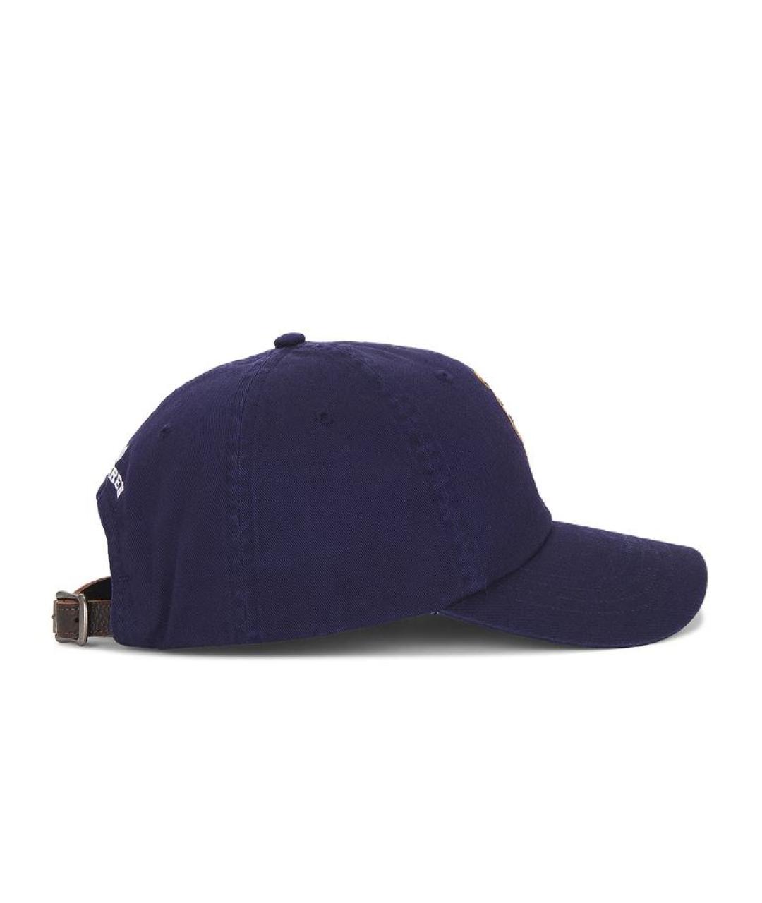 POLO RALPH LAUREN Синяя хлопковая кепка/бейсболка, фото 4