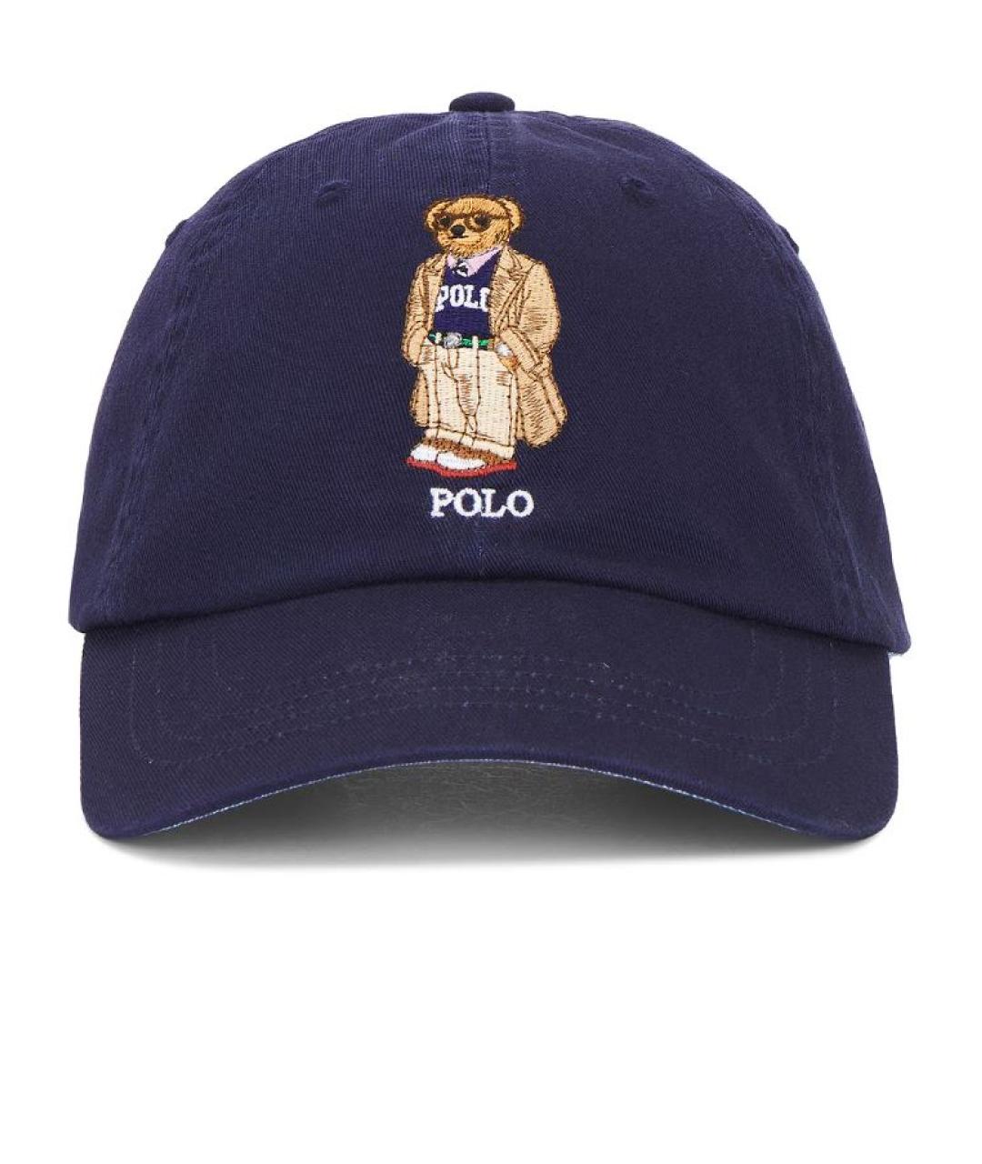 POLO RALPH LAUREN Синяя хлопковая кепка/бейсболка, фото 5