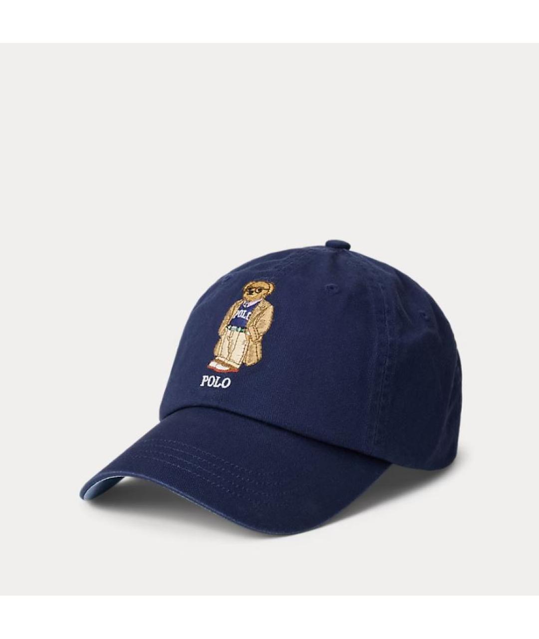 POLO RALPH LAUREN Синяя хлопковая кепка/бейсболка, фото 10
