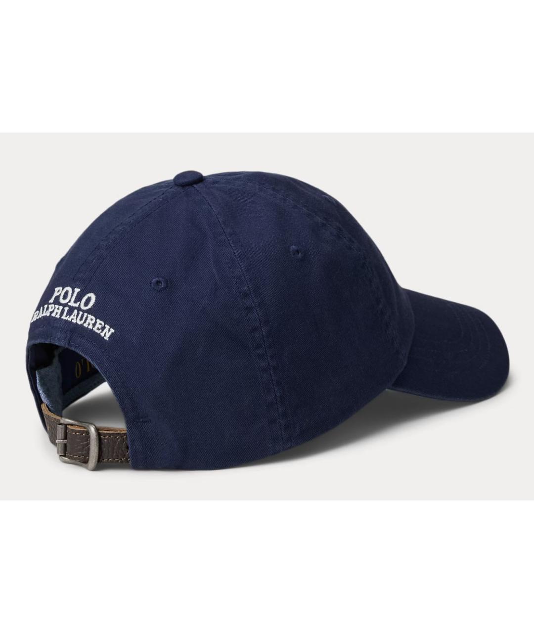 POLO RALPH LAUREN Синяя хлопковая кепка/бейсболка, фото 3