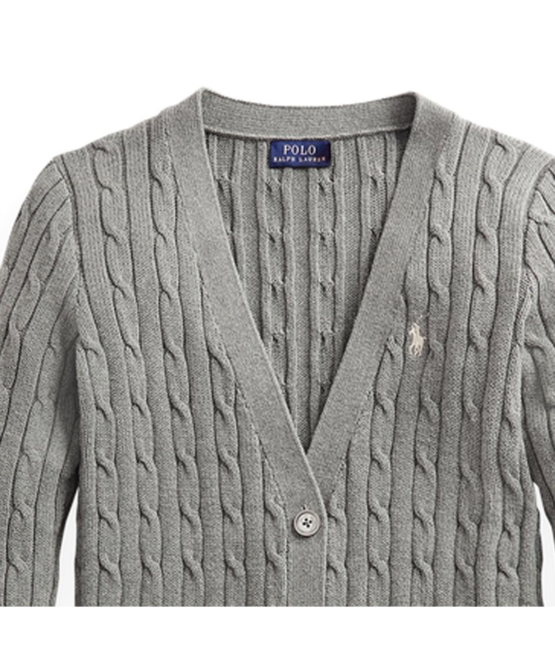 POLO RALPH LAUREN Серый кардиган, фото 5