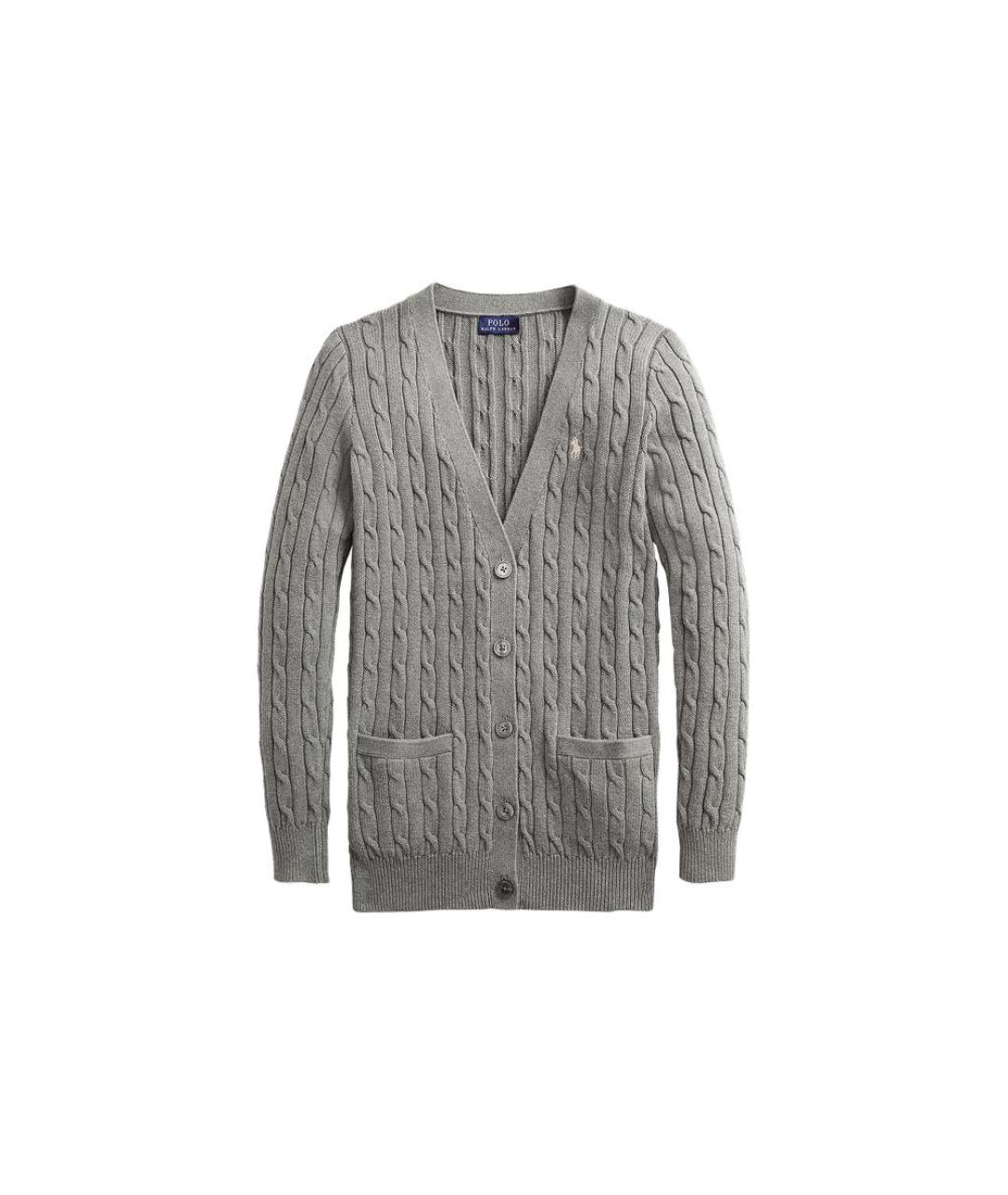 POLO RALPH LAUREN Серый кардиган, фото 6