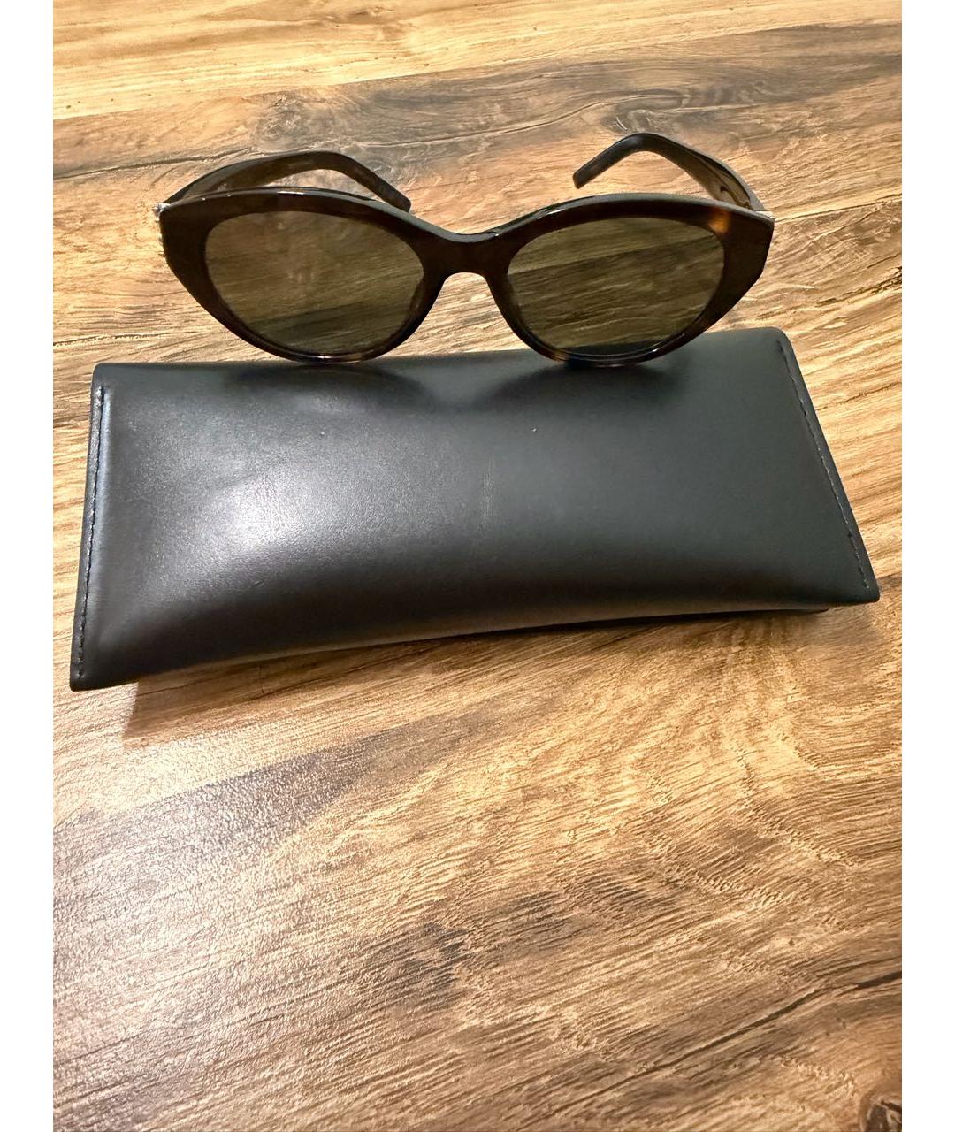 SAINT LAURENT Пластиковые солнцезащитные очки, фото 7