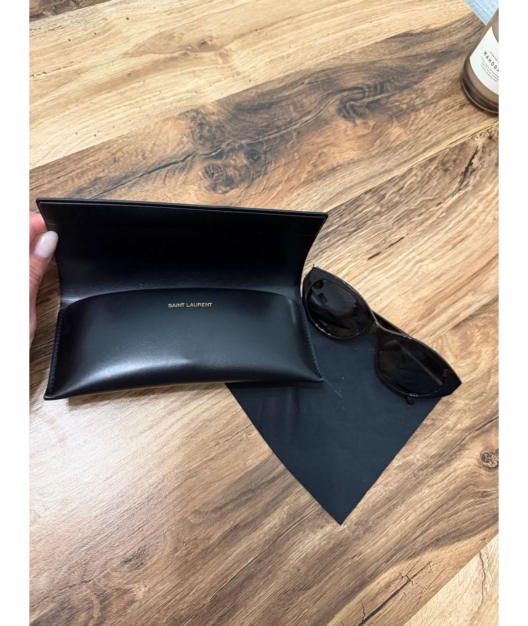 SAINT LAURENT Пластиковые солнцезащитные очки, фото 2
