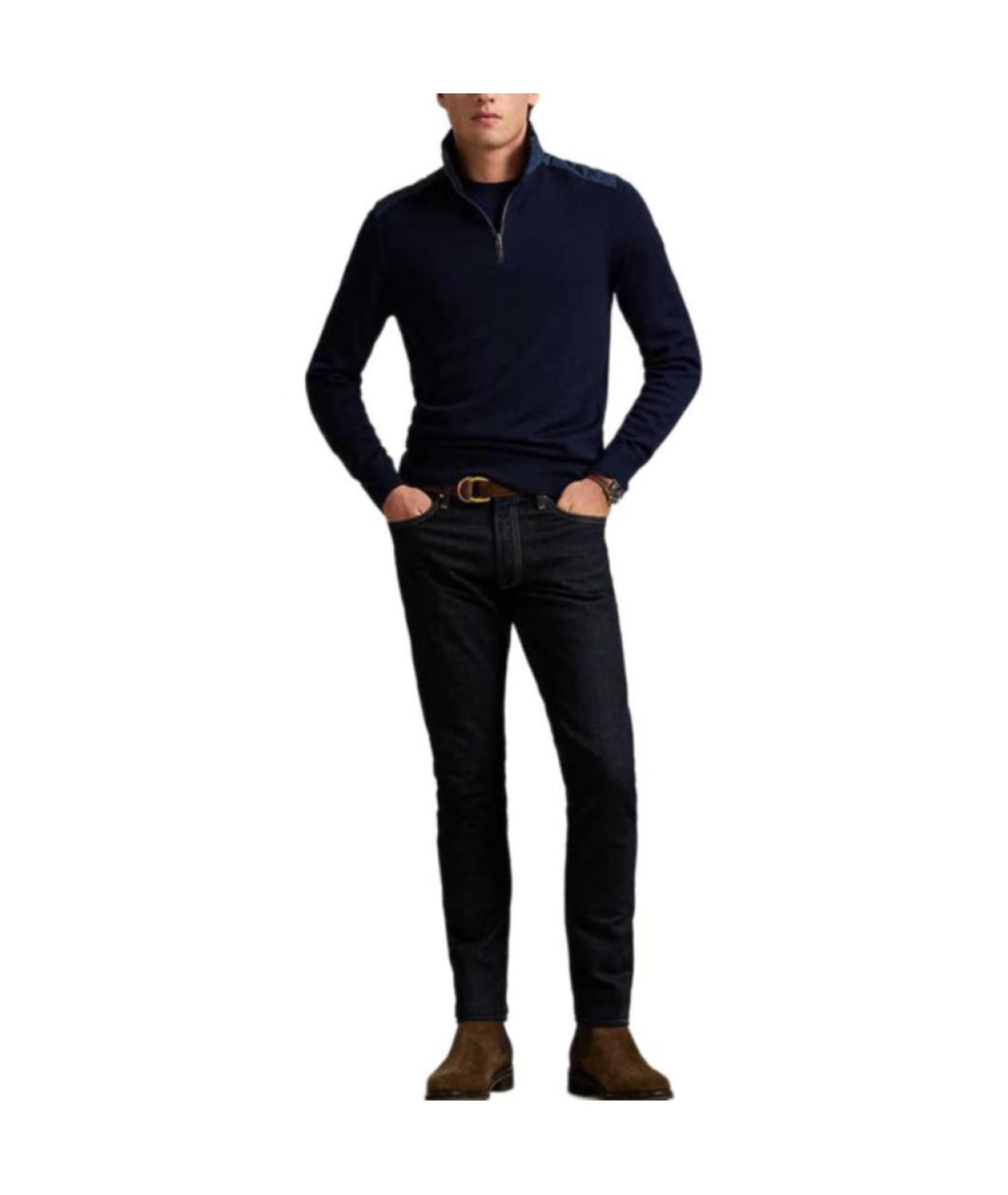 POLO RALPH LAUREN Темно-синий джемпер / свитер, фото 2