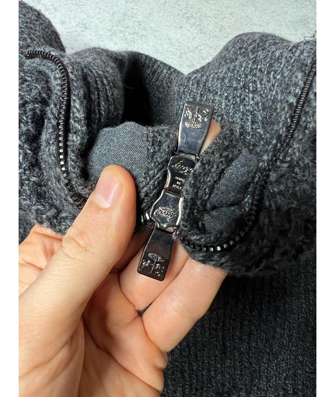 CORNELIANI Антрацитовая шерстяная куртка, фото 7