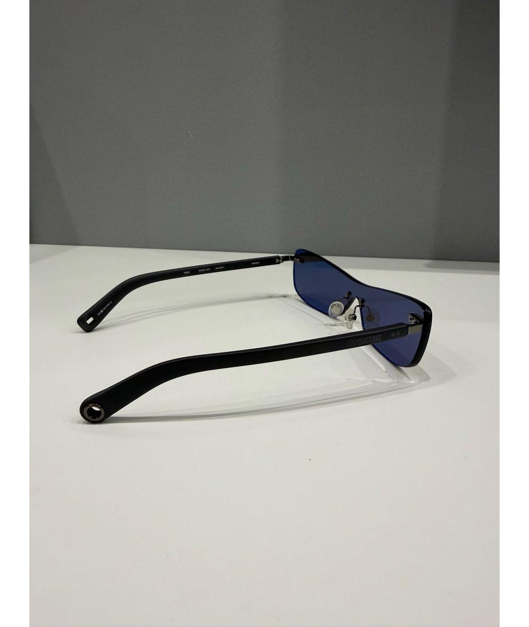JACQUEMUS Черные пластиковые солнцезащитные очки, фото 4