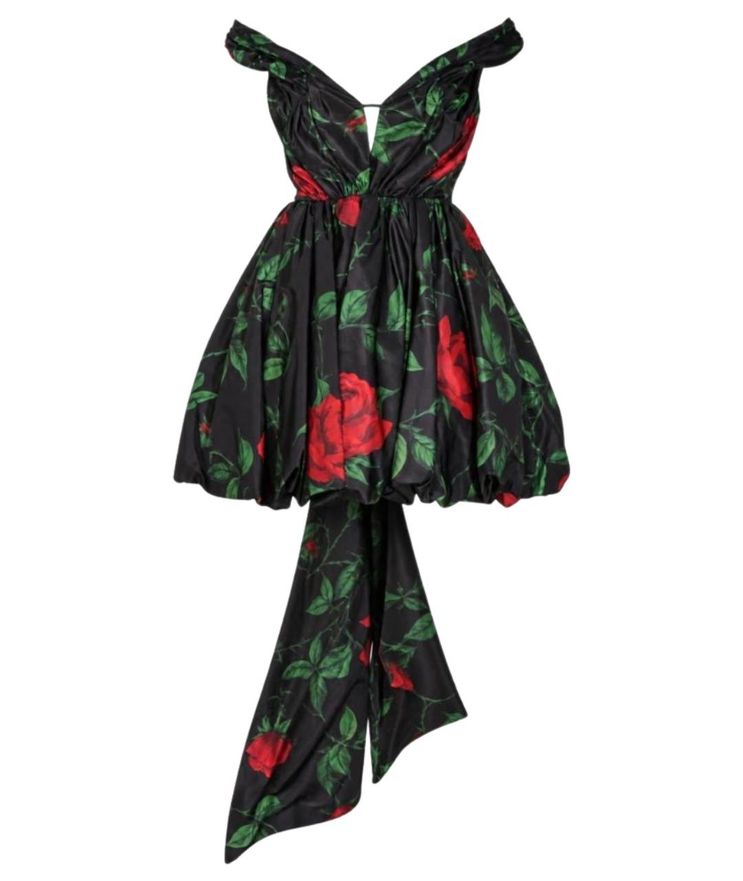 BLUMARINE Черное полиэстеровое вечернее платье, фото 1