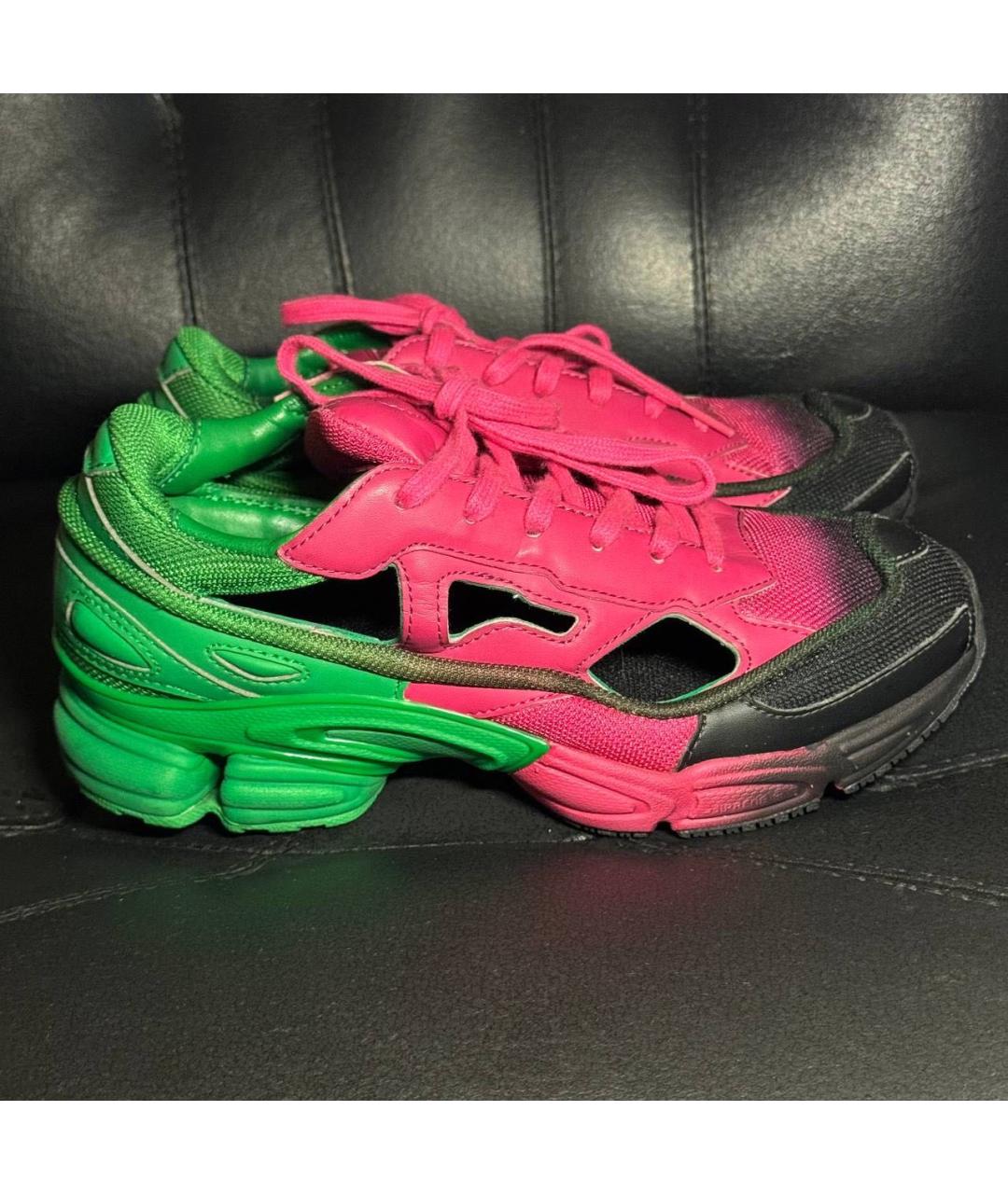 ADIDAS X RAF SIMONS Розовые текстильные кроссовки, фото 9