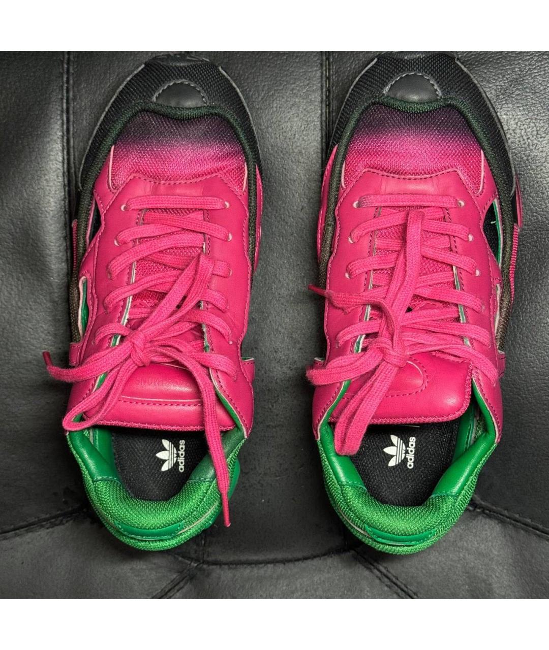 ADIDAS X RAF SIMONS Розовые текстильные кроссовки, фото 6
