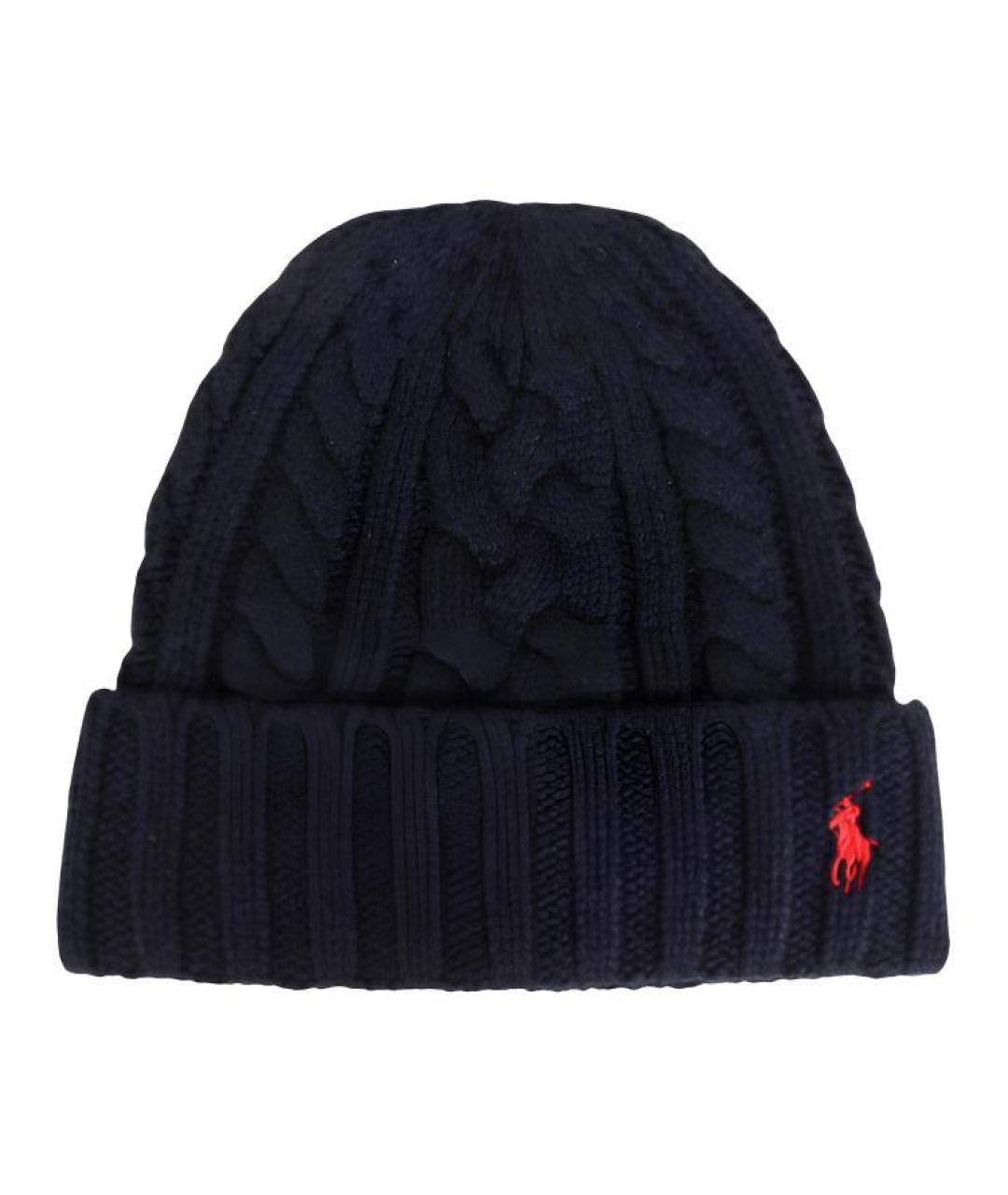 POLO RALPH LAUREN Темно-синяя шапка, фото 1