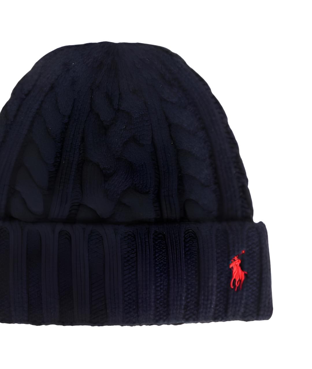 POLO RALPH LAUREN Темно-синяя шапка, фото 4