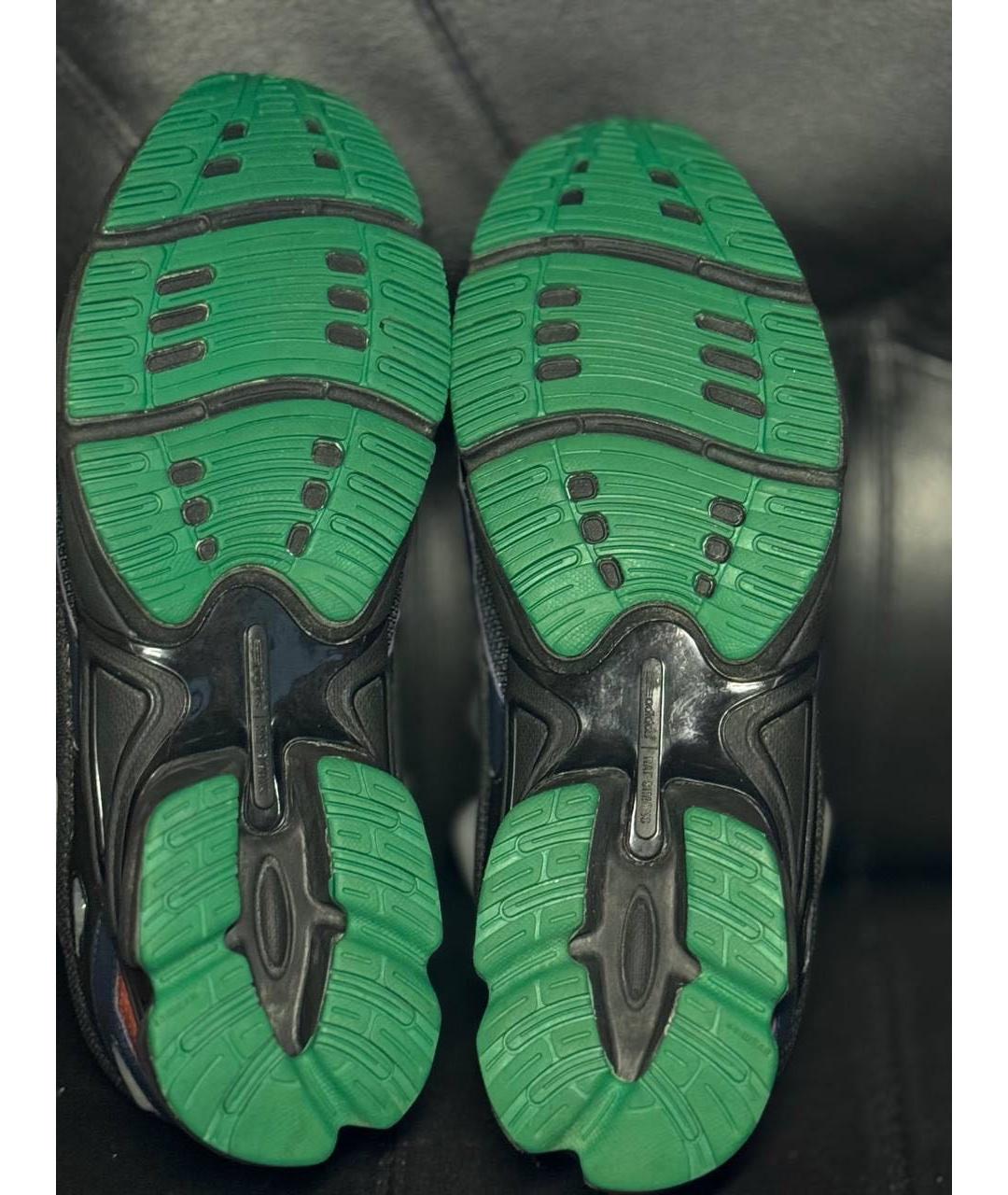 ADIDAS X RAF SIMONS Синие текстильные низкие кроссовки / кеды, фото 8