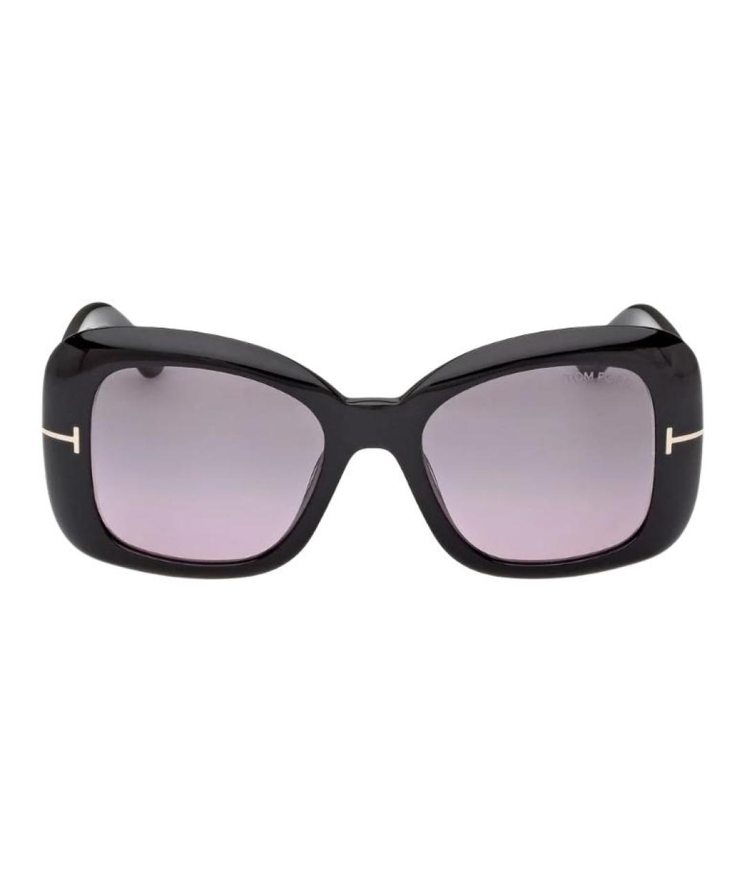 TOM FORD Черные пластиковые солнцезащитные очки, фото 2