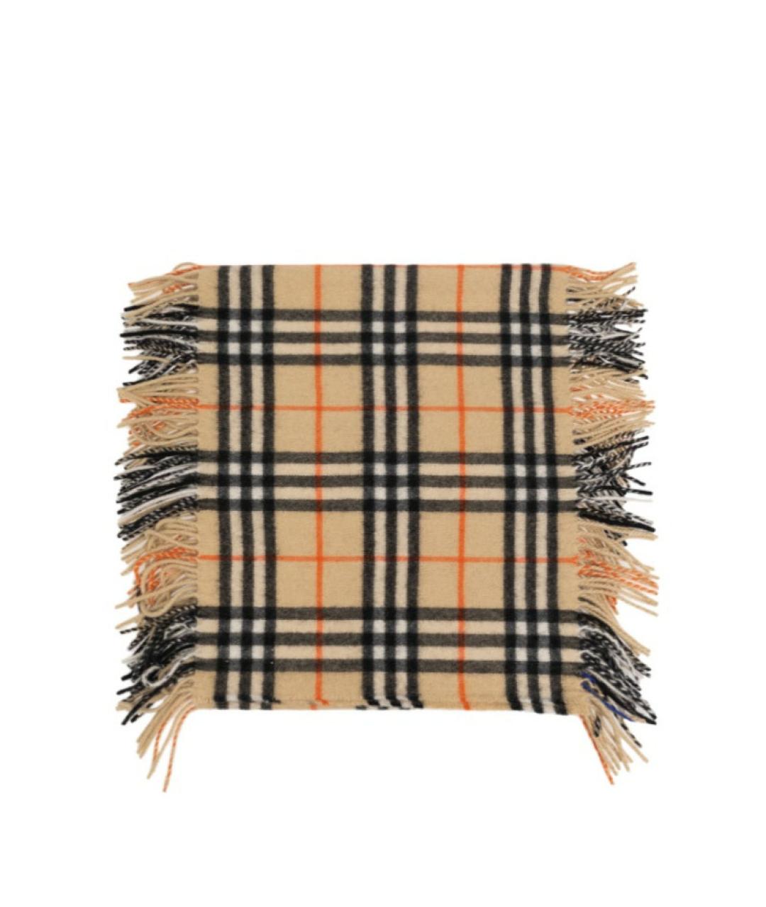 BURBERRY Зеленый кашемировый шарф, фото 3