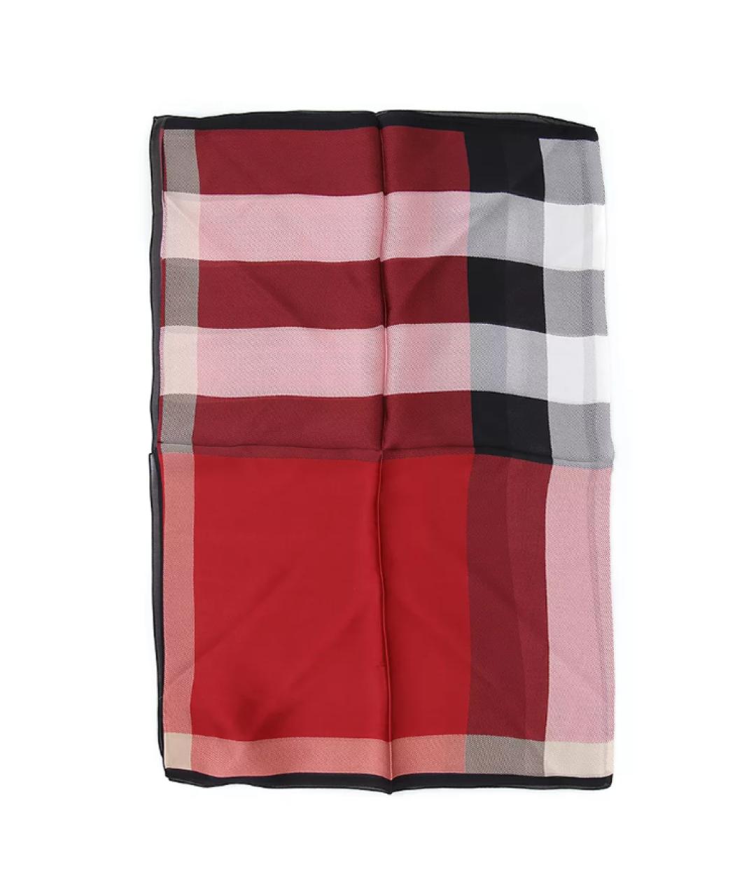 BURBERRY Красный шарф, фото 1