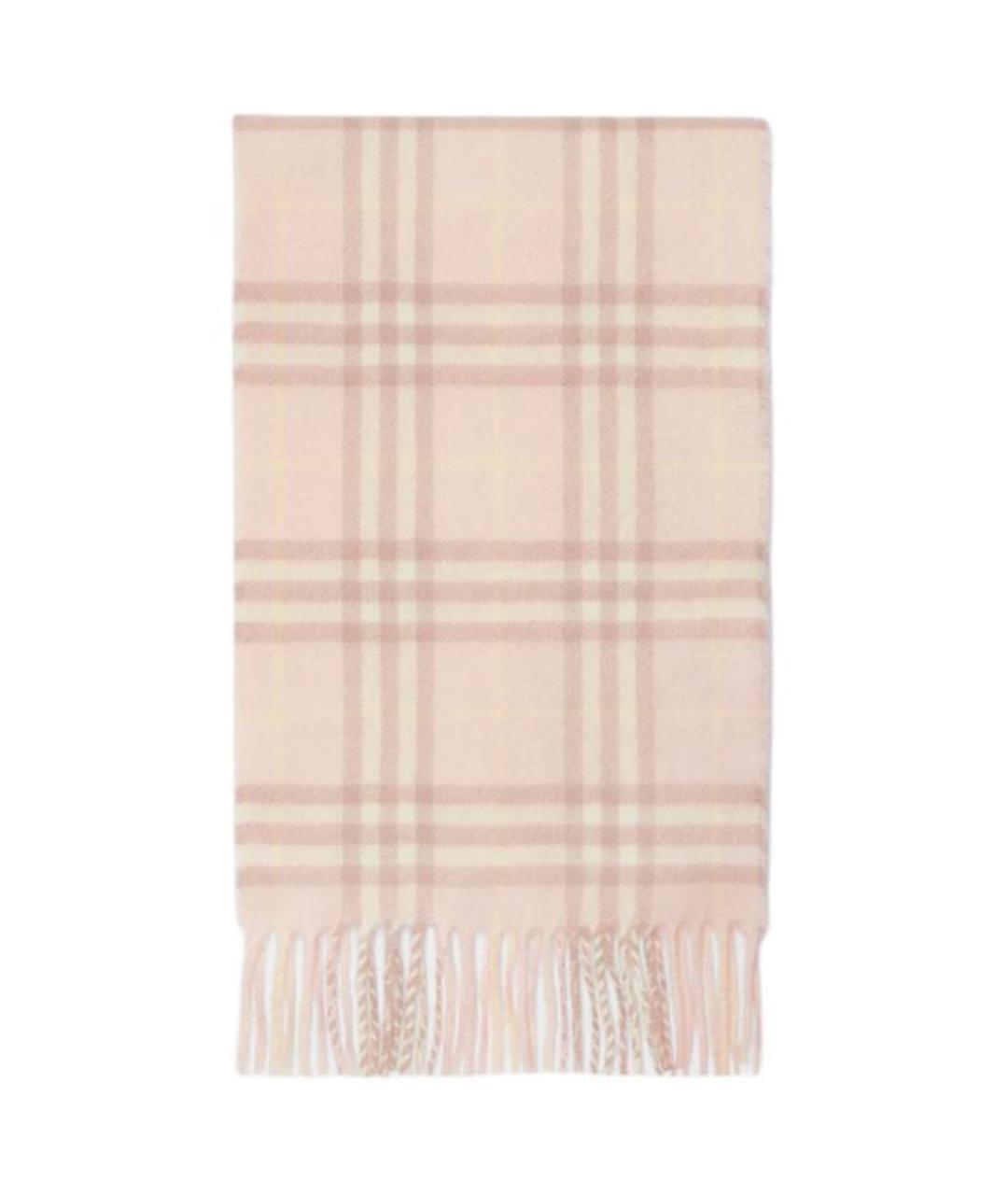 BURBERRY Бежевый кашемировый шарф, фото 2
