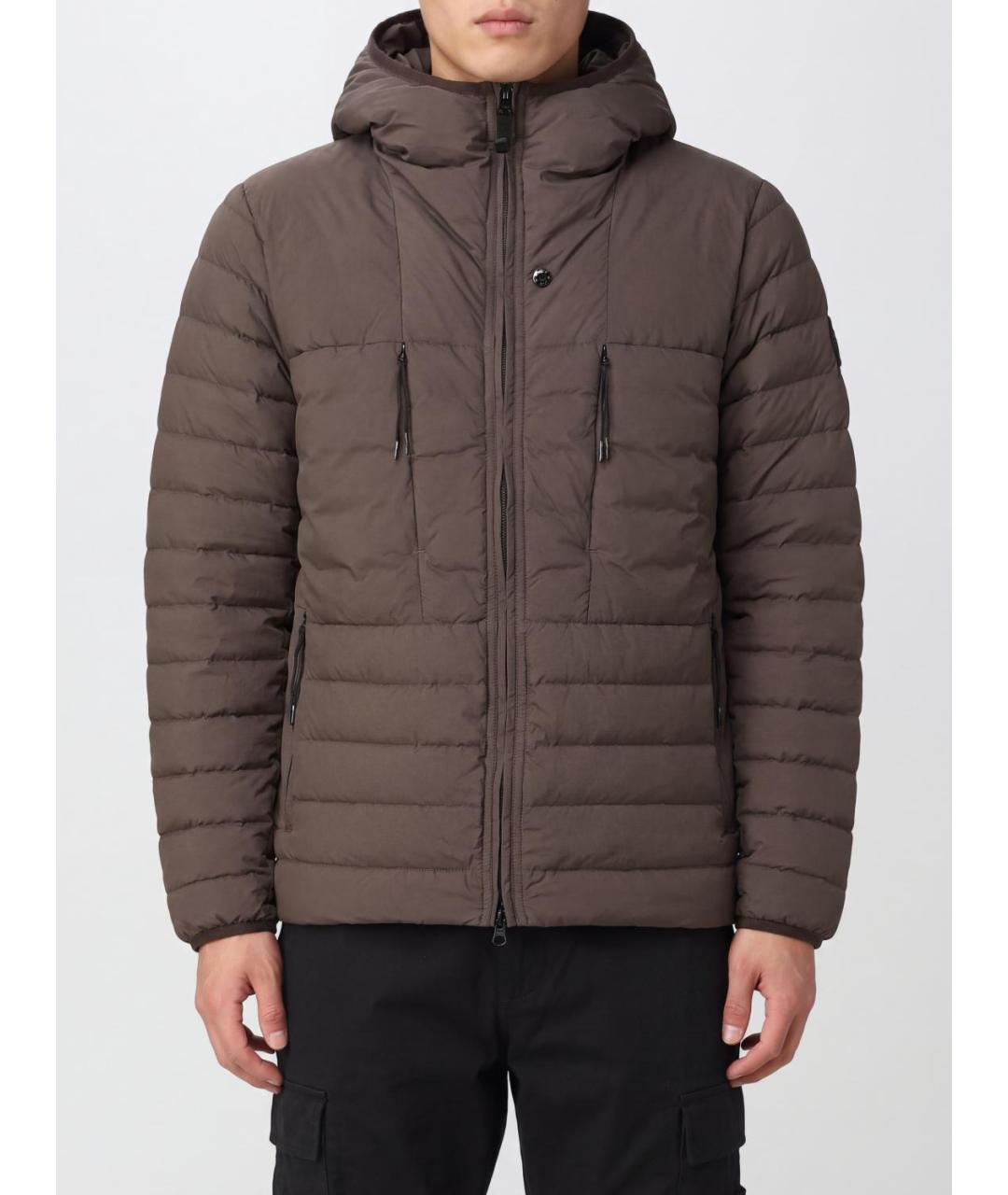 STONE ISLAND Серая полиамидовая куртка, фото 2