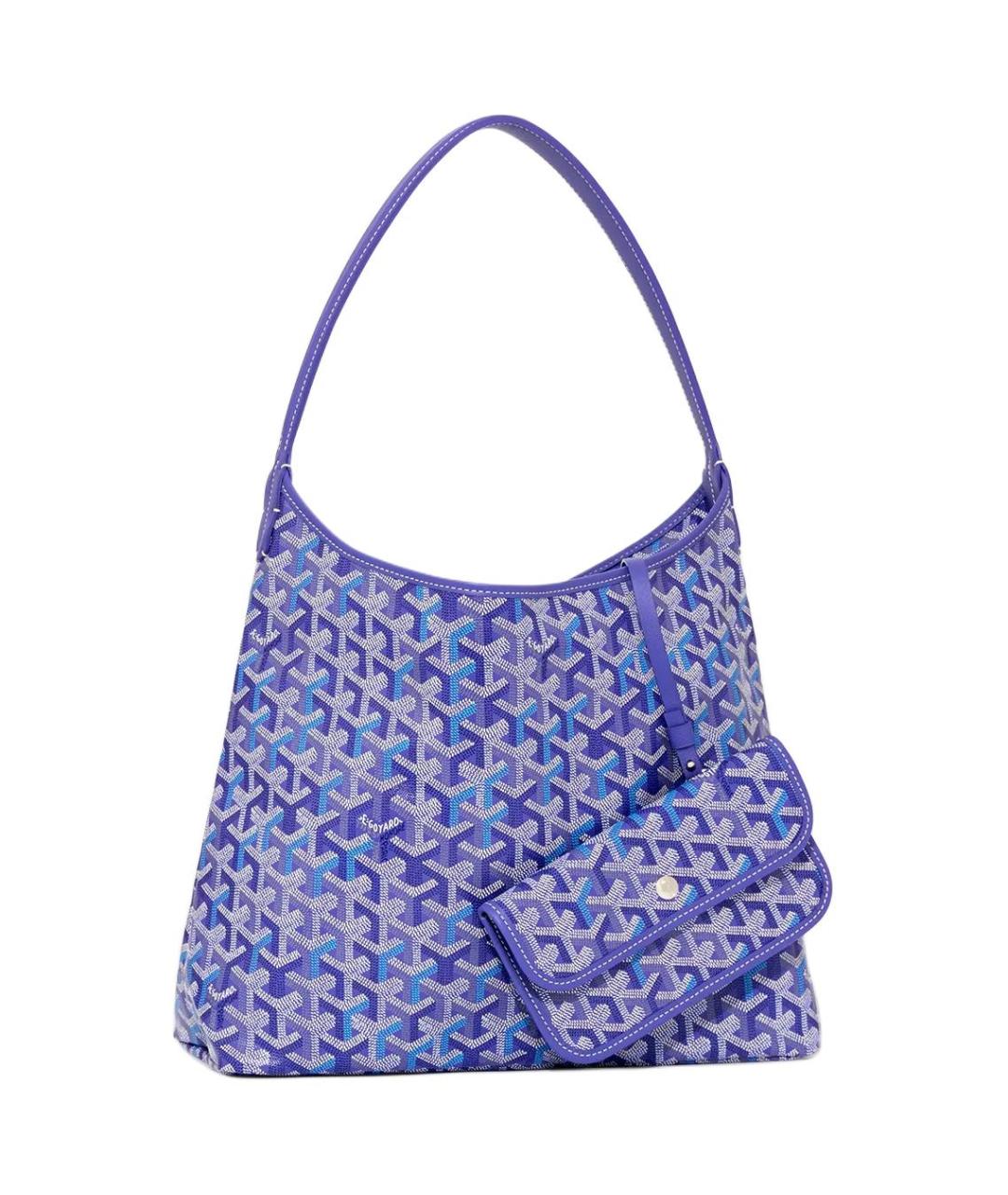 GOYARD Фиолетовая сумка через плечо из канвы, фото 2