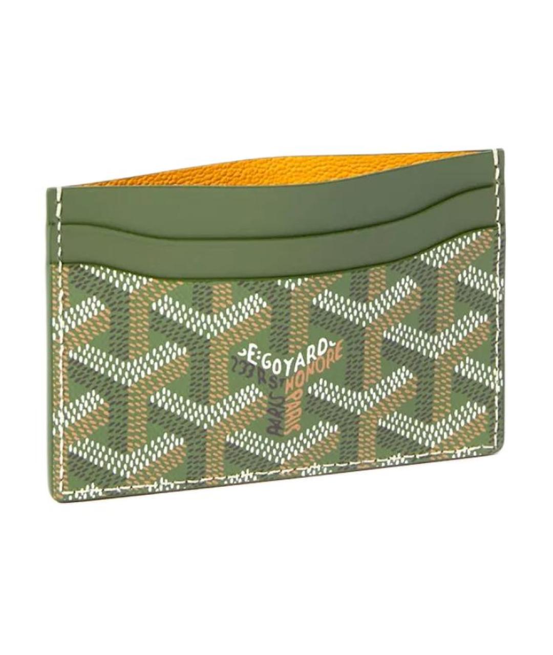 GOYARD Зеленый кардхолдер, фото 3