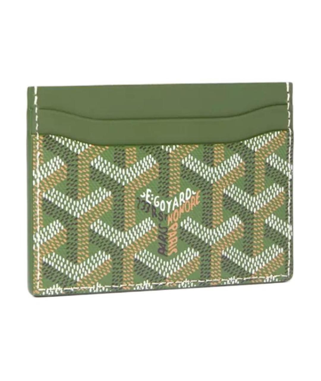 GOYARD Зеленый кардхолдер, фото 2