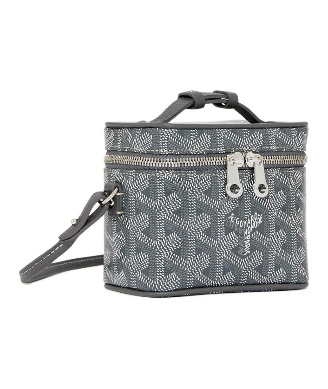 GOYARD Серая косметичка из канвы, фото 2