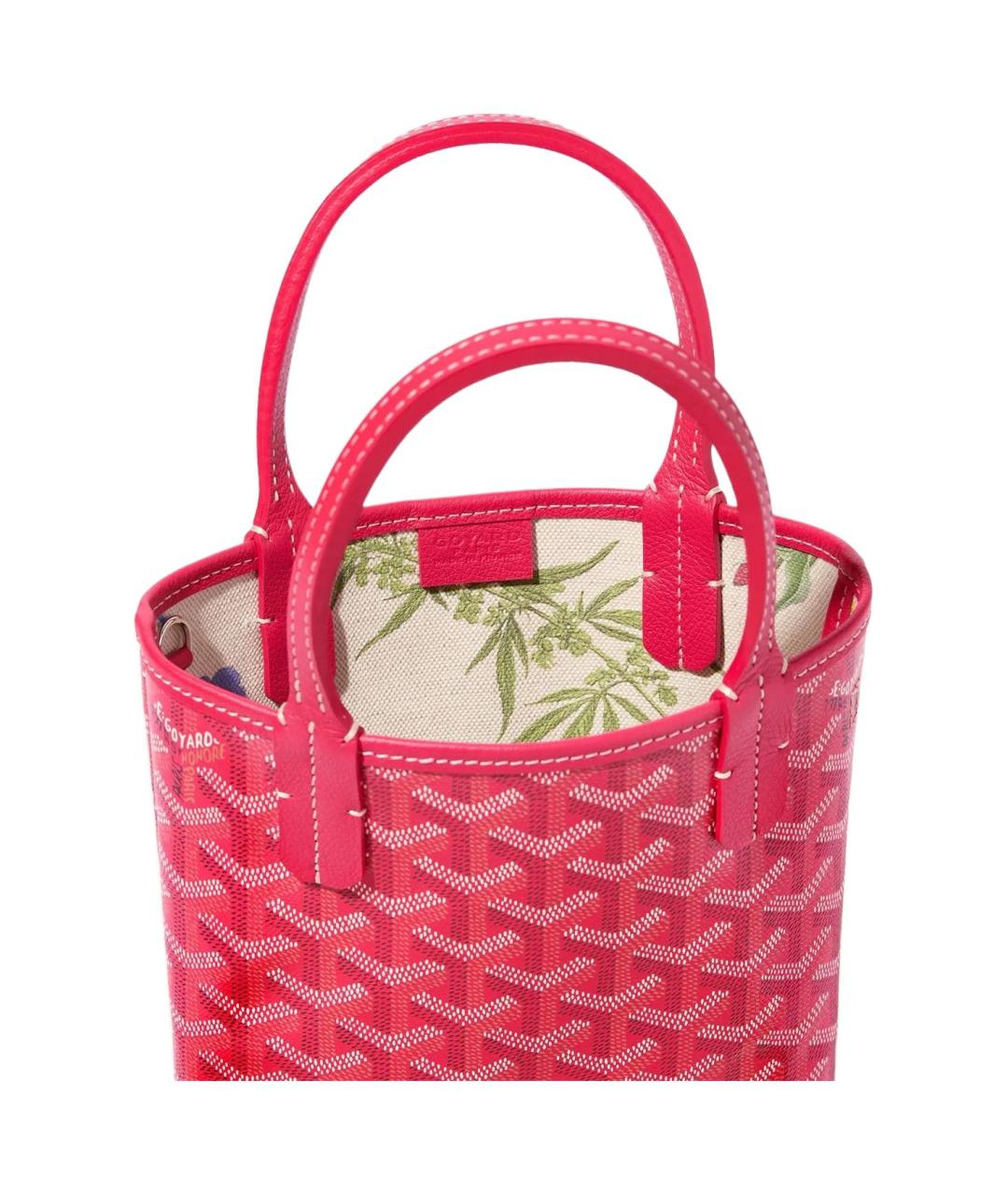 GOYARD Фуксия сумка через плечо из канвы, фото 3