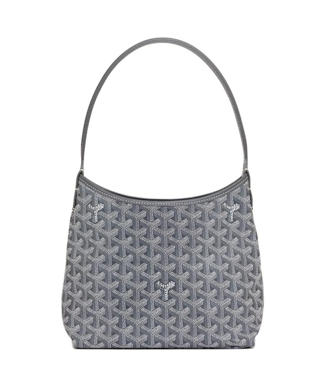 GOYARD Серая сумка через плечо из канвы, фото 1