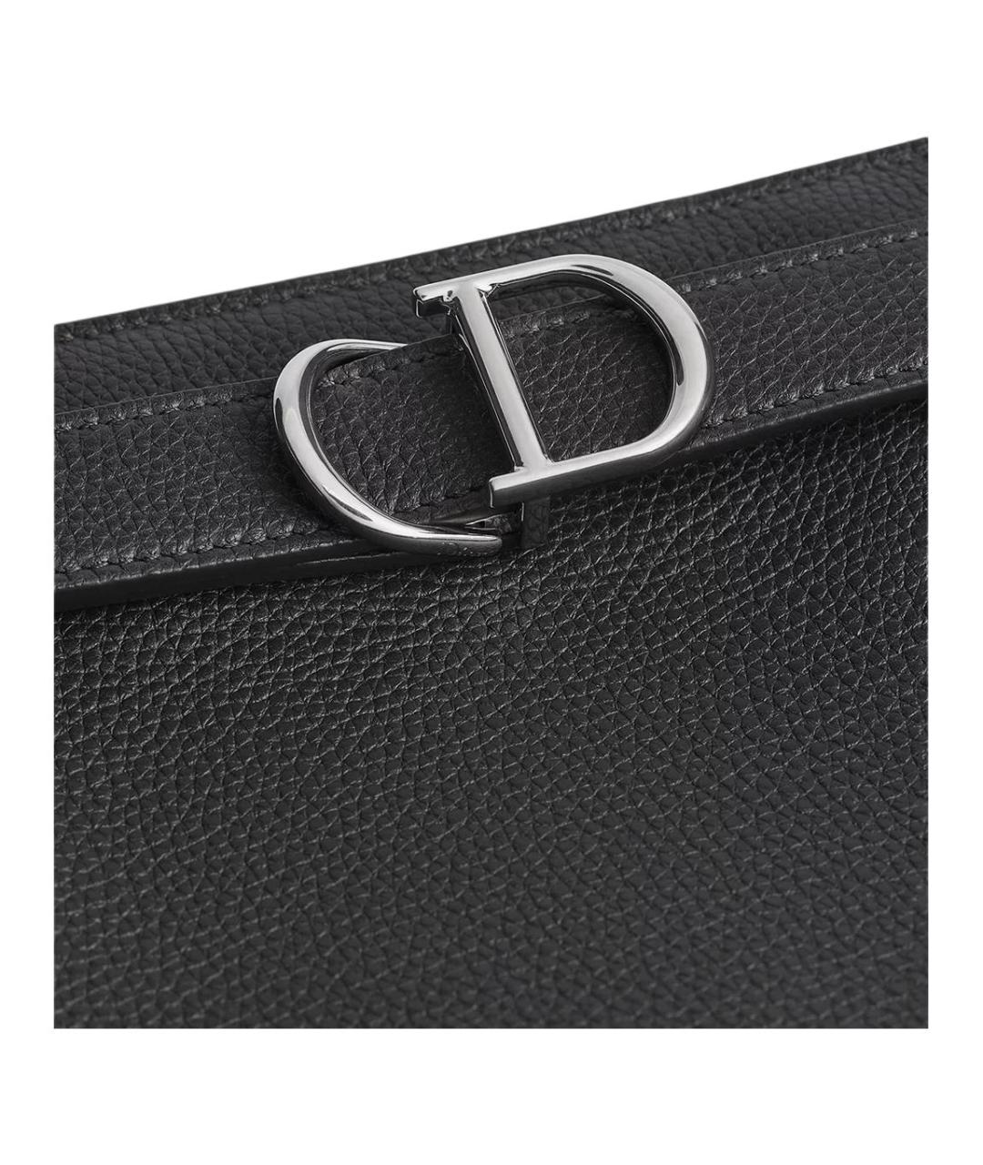 CHRISTIAN DIOR Черная кожаная папка для документов, фото 2
