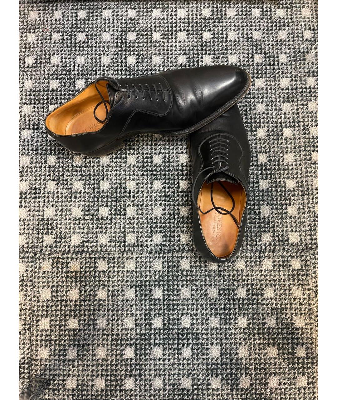 J.M. WESTON Черные кожаные туфли, фото 8