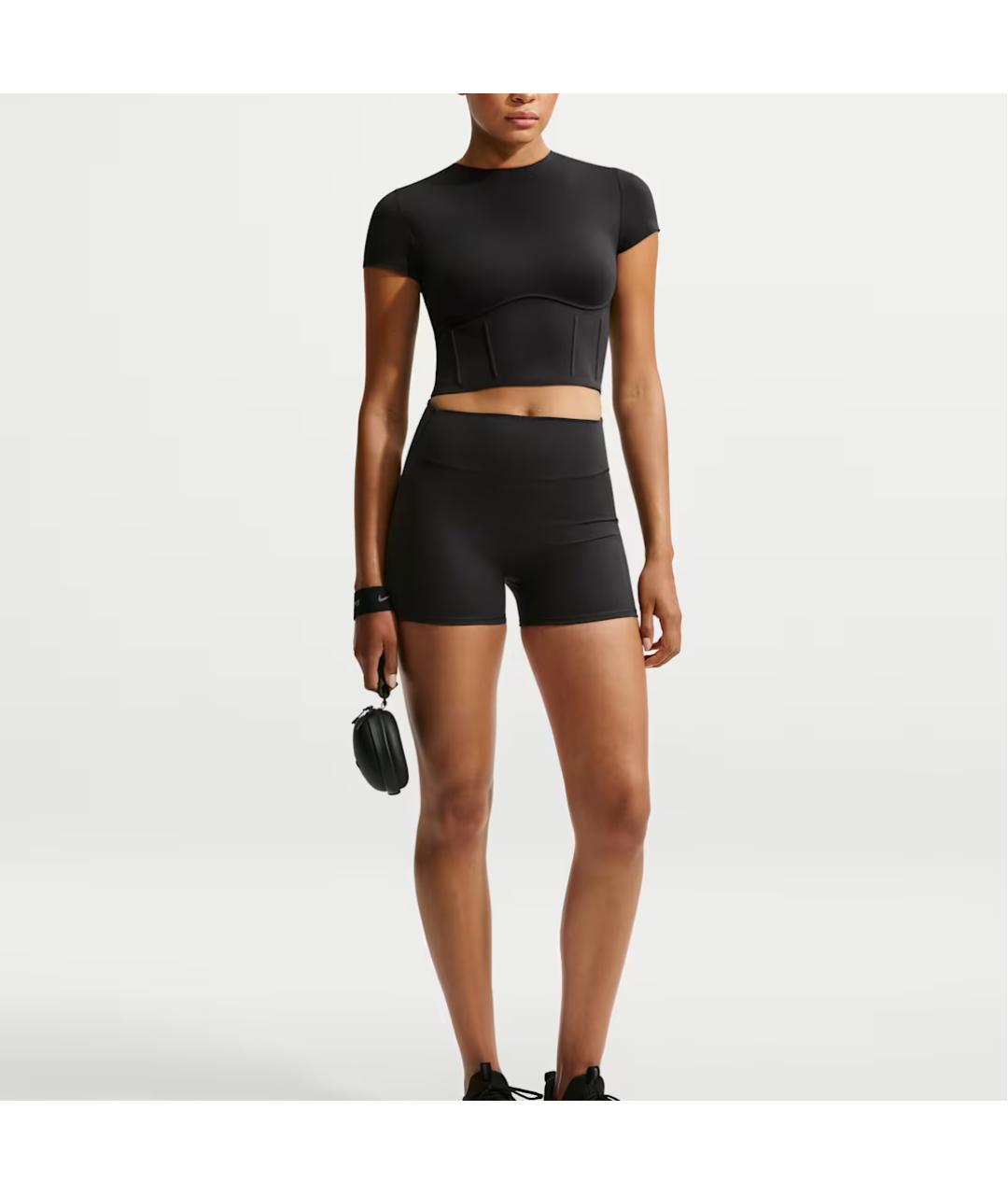 NIKE Черные спортивные брюки и шорты, фото 3