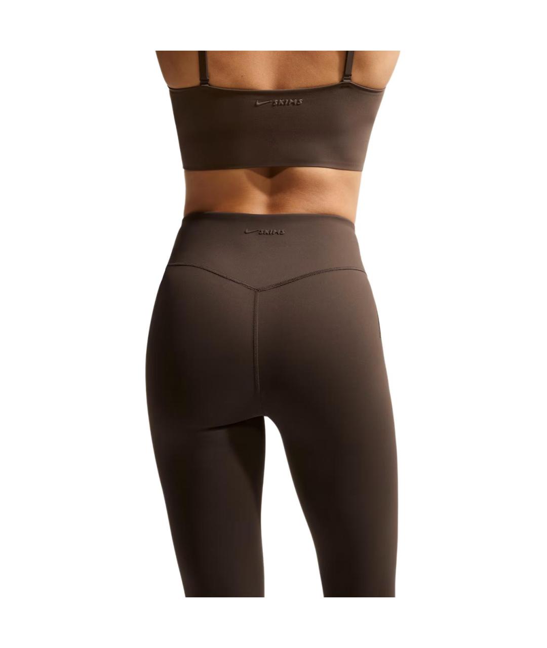 NIKE Коричневые леггинсы и велосипедки, фото 3