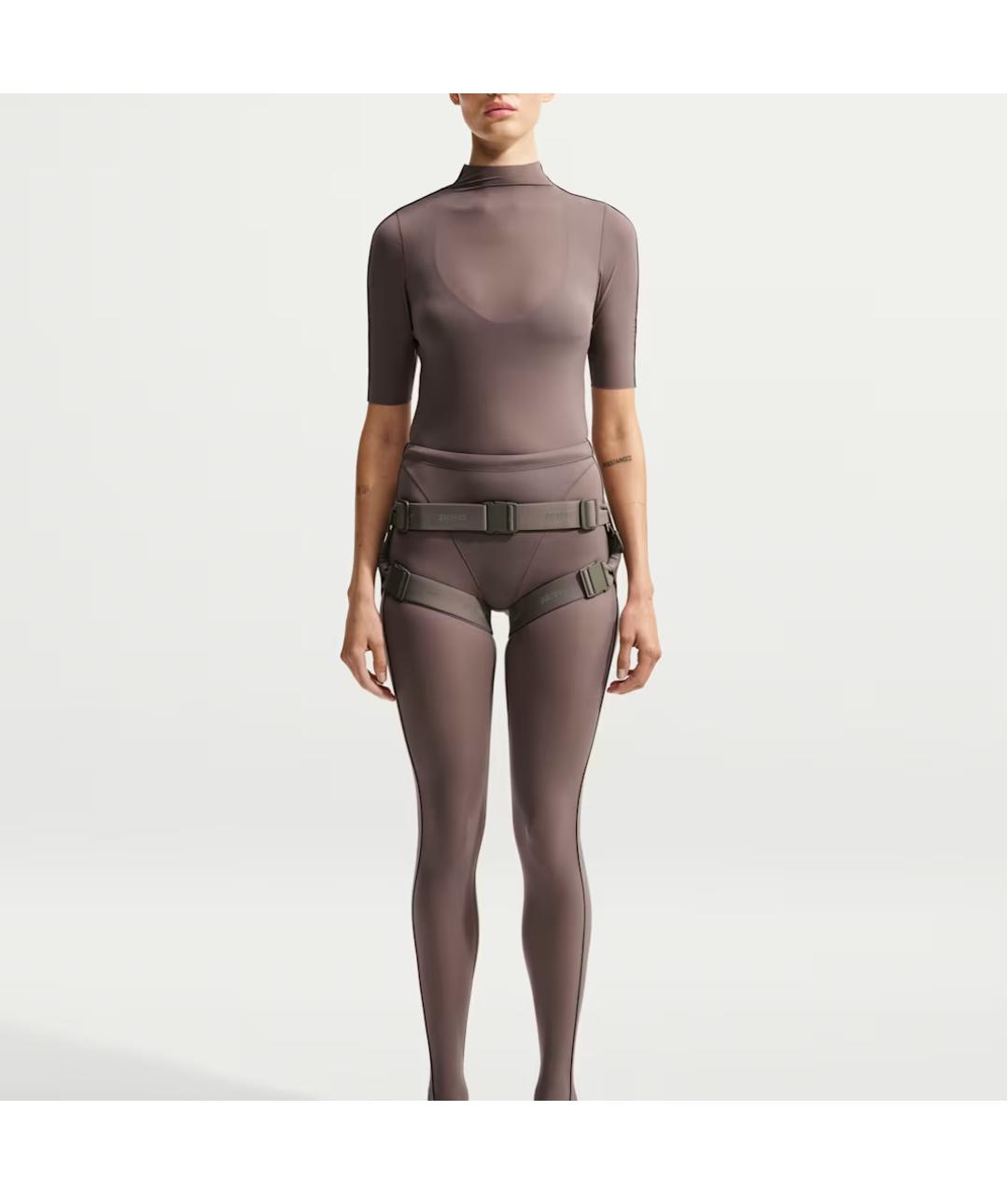 NIKE Коричневая футболка, фото 2