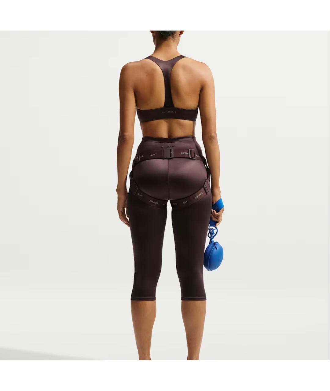 NIKE Коричневый бюстгалтеры, фото 3