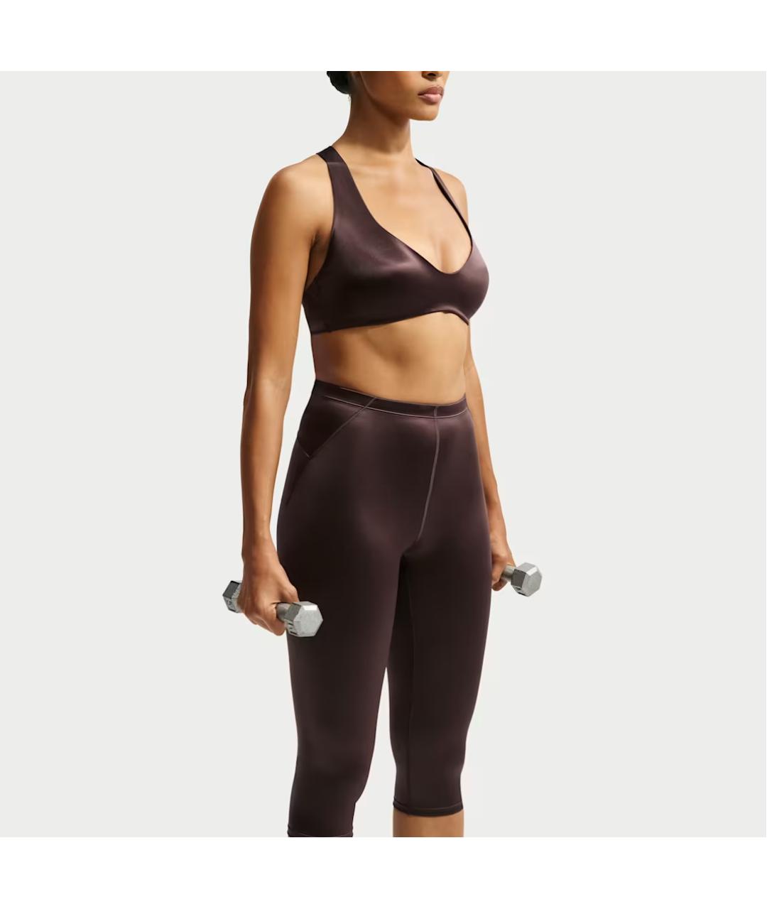 NIKE Коричневый бюстгалтеры, фото 5