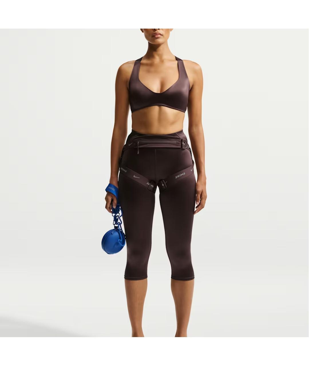 NIKE Коричневый бюстгалтеры, фото 2
